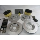 Maserati Ghibli 2017-19 front rear brake pads rotors air cabin oil filter #517