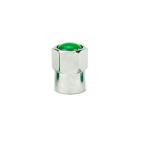 CHRMD PLSTC CAPS GRN TOP BX100