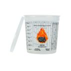 High Teck MC86 Mixing Cup, 2.5 qt, Polypropylene 50/box