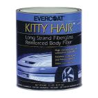 EVERCOAT KITTY HAIR 100869 Long Strand Fiberglass Reinforced Body Filler, 1 gal Can, Paste, Long Strand
