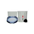 3M PPS 26301 Standard Spray Cup Liner Kit, 650 mL, Use with Liner (Y/N): Yes