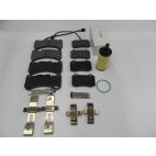 Maserati Ghibli Quattroporte LOW DUST front rear brake pads FREE OIL FILTER #532