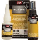 SEM Insta-Bond 39310 2-Component Adhesive Kit, 1 oz (39311) and 2 oz (39322) Bottle, Clear