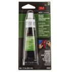 3M 03602 Super Weatherstrip Adhesive, 1 oz Tube, Paste, Heavy Black, 24 hr Curing