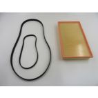 Maserati GranTurismo Quattroporte air filter & serpentine belts service kit #396