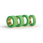 Q1 HPG136 High Performance Green Masking Tape, 55 m x 36 mm, 130 um THK, 24/case, Green