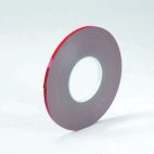 Norton 05621 Premium Automotive Attachment Tape, 20 yd x 1/2 in x 0.043 in, Polyethylene Backing, Gray/Red
