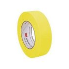3M 06654 388N Automotive Refinishing Masking Tape, 55 m x 36 mm, 6.3 mil THK, Yellow, 388N