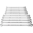 Gearwrench 10 Pc. 120XP™ Universal Spline XL Flex Head GearBox™ Ratcheting SAE Wrench Set