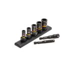 GEARWRENCH 7 Pc. 1/4" & 3/8" Drive SAE Bolt Biter™ Impact Extraction Socket Set