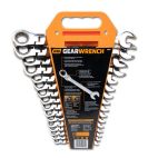 Gearwrench 16 Pc. 12 Point Flex Head Ratcheting Combination Metric Wrench Set