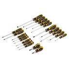 GEARWRENCH 20 Pc. Phillips®/Slotted/Torx® Dual Material Screwdriver Set