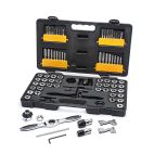 Gearwrench 75 Pc. SAE/Metric Ratcheting Tap and Die Set