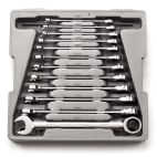 Gearwrench 12 Pc. 12 Point Ratcheting Combination Metric Wrench Set