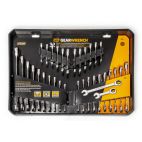 GEARWRENCH 32 PC. Standard & Stubby SAE / Metric Ratcheting Combination Wrench Set