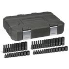 GEARWRENCH 48 Pc. 1/4" Drive 6 Point Standard & Deep Impact SAE/Metric Socket Set