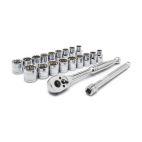 Gearwrench 20 Pc. 3/8 in. Drive SAE & Metric 12 Point Socket Set