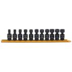GEARWRENCH 11 Pc. 3/8" Drive 6 Point Standard X-Core™ Pinless Universal Impact Metric Socket Set