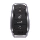 Autel® Universal Programmable 4-button IKEY Smart Key w/Lock, Unlock, Trunk, and Remote Start Buttons