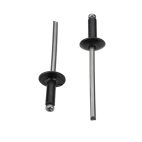 BAS02401 - Black Aluminum & Steel Pop Rivet - 1/8" Hole - 3/8" Head (1799PK)