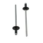 BAS02410 - Black Aluminum Pop Rivet - 1/8" Hole - 3/8" Head - Short (9118Pk)