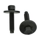 BAS02549 - Black Hex Bolt - M6-1.0 x 28mm - 19mm Washer (5705PK)