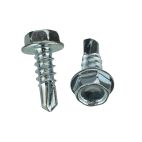 BAS02584 - Zinc Hex Tek Screw - #8 x 1/2" - 1/4" Hex (1077PK)