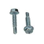 BAS02585 - Zinc Hex Tek Screw - #8 x 3/4" - 1/4" Hex (1078PK)