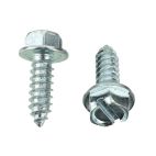 License Plate Screw - #14 x 3/4" - 1/2" Washer