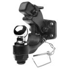 NAPA Pintle Hitch - 2-5/16 in Trailer Ball, Black Powder Coated