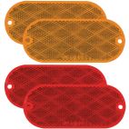 Reflector Kit, Oblong, Red & Yellow