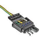 Trailer Wire Connector 4-Pole Flat Insta-Plug