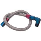 Fuel Line - Chrome - Hi-Perf Edelbrock