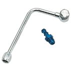 Fuel Line - Chrome - Hi-Perf Edelbrock