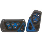 Pedal Pads, Automatic Transmissions, Black and Blue