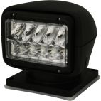 Light, LED Remote Spotlight, 360 Deg. Rotation, Black, ECCO