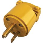 Electric Cord End Straight Blade Plug
