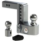 Trailer Hitch Ball Mount, Adjustable