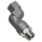 Fuel / Gas Pump Nozzle Swivel Coupler 1" Male x 1" Female