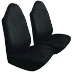 Microsuede Seat Cover, Black