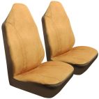 Microsuede Seat Cover, Tan
