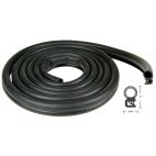 Weatherstrip / Sponge Rubber 9/16" W x 1" H x 10' L