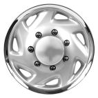 Wheel Covers Sahara - Silver w/ Chrome Nuts ABS