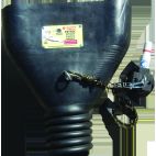 Crushproof Oval Tailpipe Adapter With Suction Cup - 11 in x 3 in