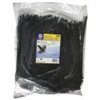 Cable Tie Strap Black Weather Stabilized Self-Locking Cable Tie