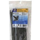 Cable Tie Strap Black Weather Stabilized Self-Locking Cable Tie