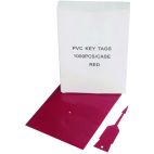 Red Key Tags, Dell Corning, 1000 Per Box
