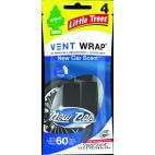 Little Trees Vent Wrap Air Fresheners - New Car Scent - 4 Pack