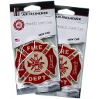 Elektroplate Air Freshener - Firefighter Flag - 2 Pack