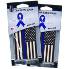 Elektroplate Air Freshener - Police Flag - 2 Pack